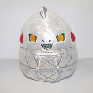 Kellytoy Squishmallows 8" MechaGodzilla Silver Plush Stuffed Toy Godzilla